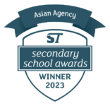 โลโก้รางวัลเอเจนซี่ยอดเยี่ยมแห่งเอเชีย ST Star Awards ของ GENT Edutainment