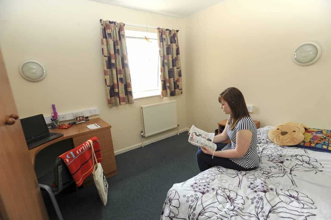Keele University Third Party Images - residence accommodation - bedrooms.
